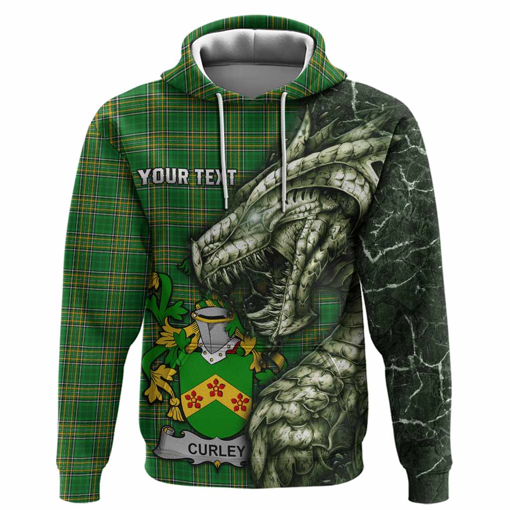 Curley Irish Clan Hoodie Irish Roots Dragon Soul