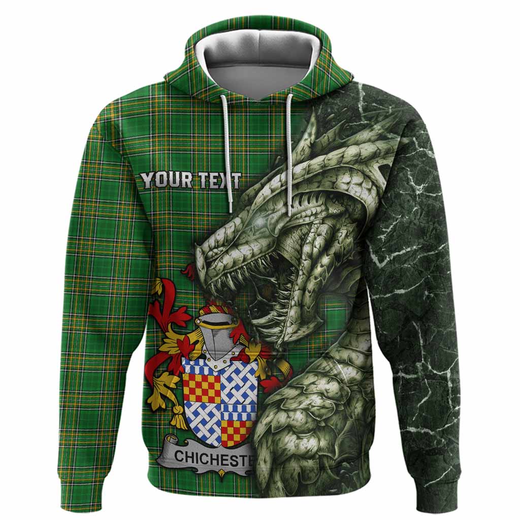 Chichester Irish Clan Hoodie Irish Roots Dragon Soul