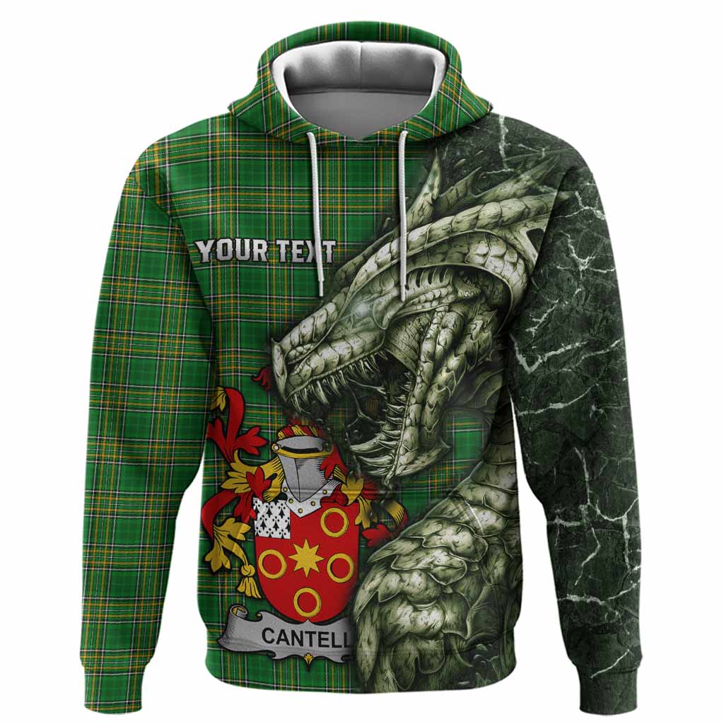 Cantell Irish Clan Hoodie Irish Roots Dragon Soul