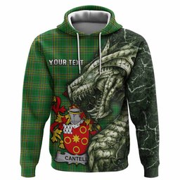 Cantell Irish Clan Hoodie Irish Roots Dragon Soul