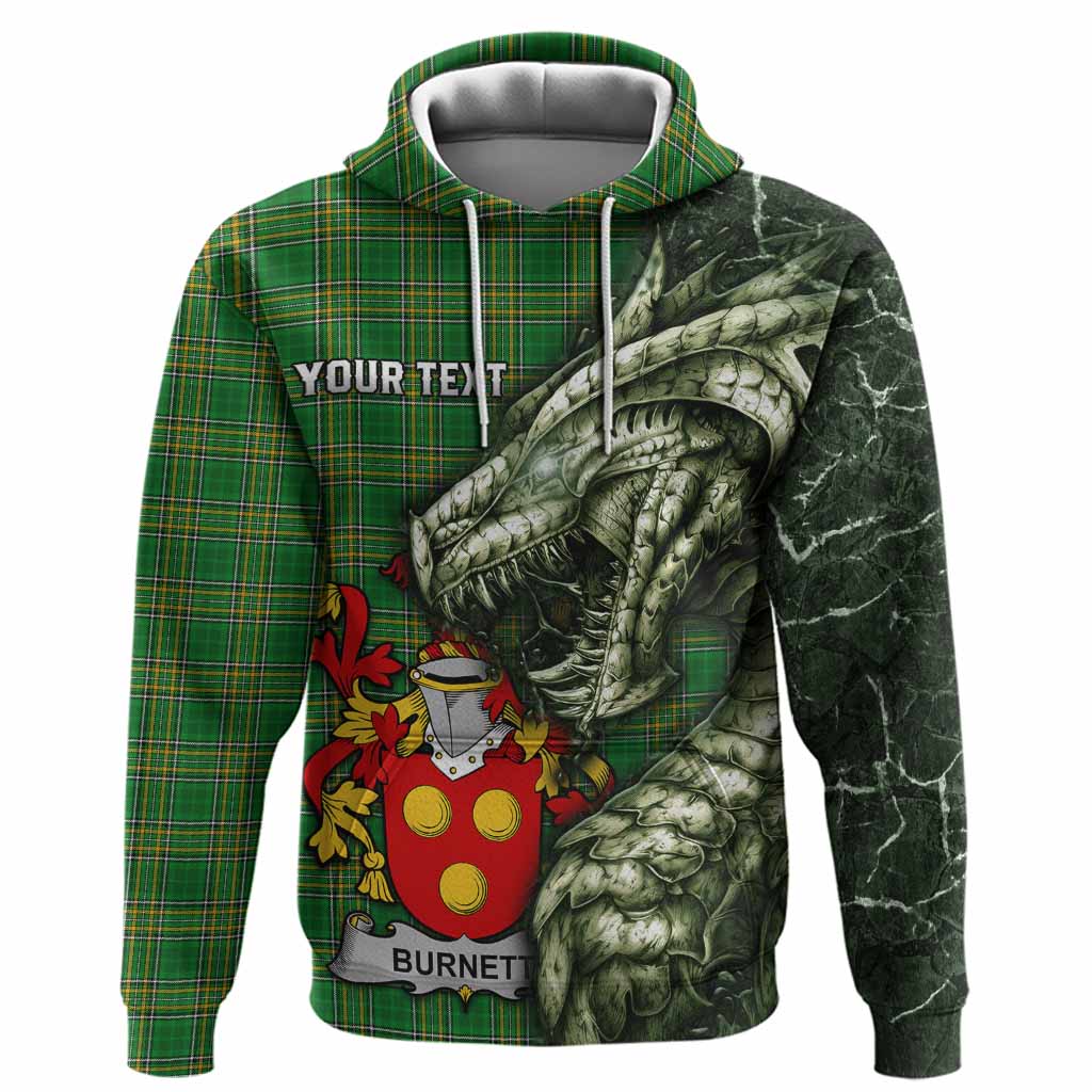 Burnett Irish Clan Hoodie Irish Roots Dragon Soul