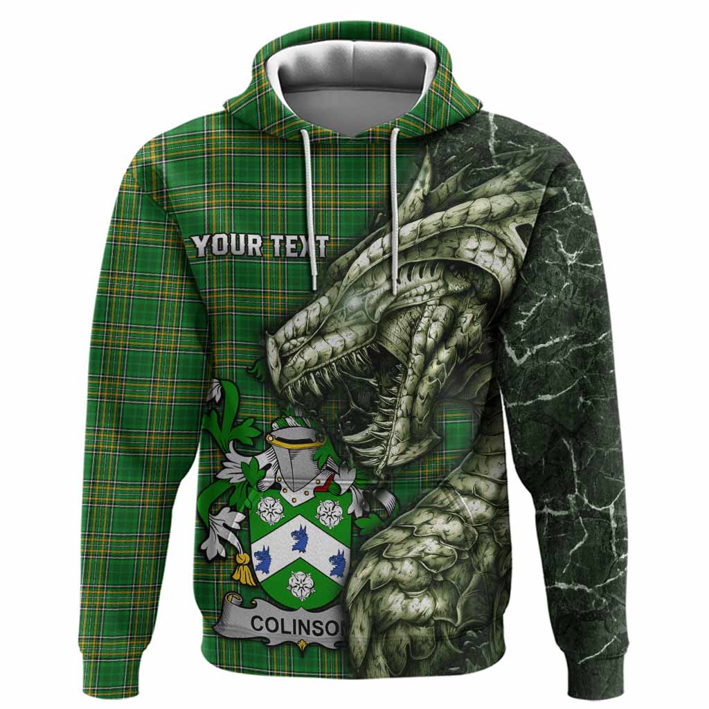 Colinson Irish Clan Hoodie Irish Roots Dragon Soul