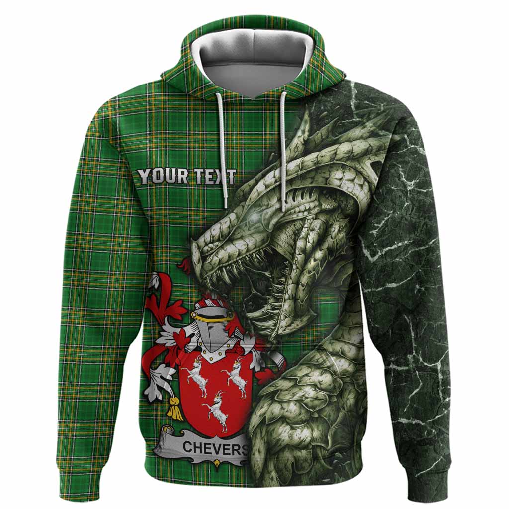 Chevers Irish Clan Hoodie Irish Roots Dragon Soul