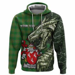 Chevers Irish Clan Hoodie Irish Roots Dragon Soul