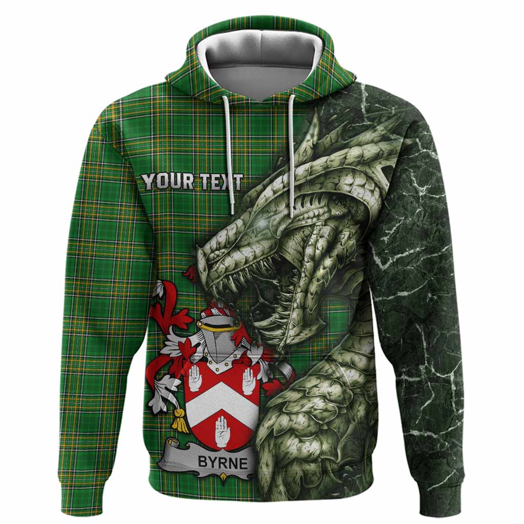 Byrne Irish Clan Hoodie Irish Roots Dragon Soul