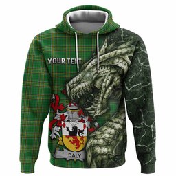Daly Irish Clan Hoodie Irish Roots Dragon Soul