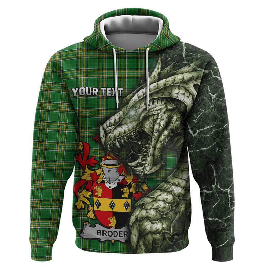 Broder Irish Clan Hoodie Irish Roots Dragon Soul
