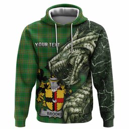 Brooke Irish Clan Hoodie Irish Roots Dragon Soul
