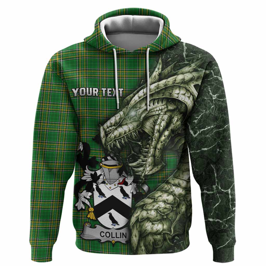 Collin Irish Clan Hoodie Irish Roots Dragon Soul