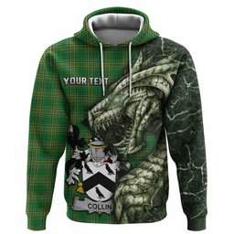 Collin Irish Clan Hoodie Irish Roots Dragon Soul