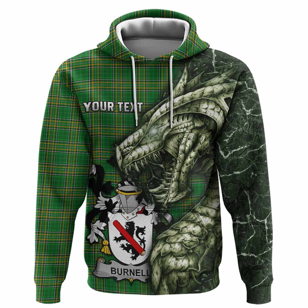 Burnell Irish Clan Hoodie Irish Roots Dragon Soul