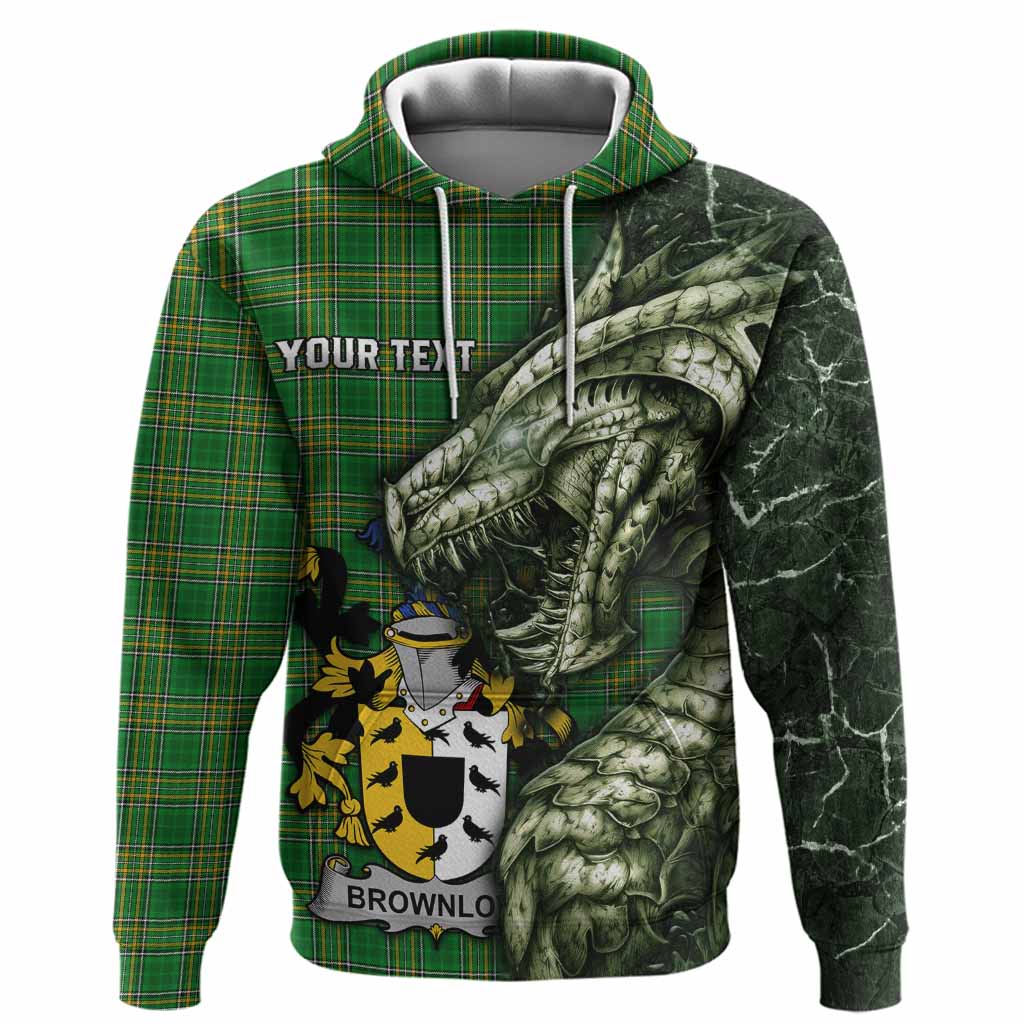 Brownlow Irish Clan Hoodie Irish Roots Dragon Soul