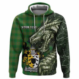 Brownlow Irish Clan Hoodie Irish Roots Dragon Soul