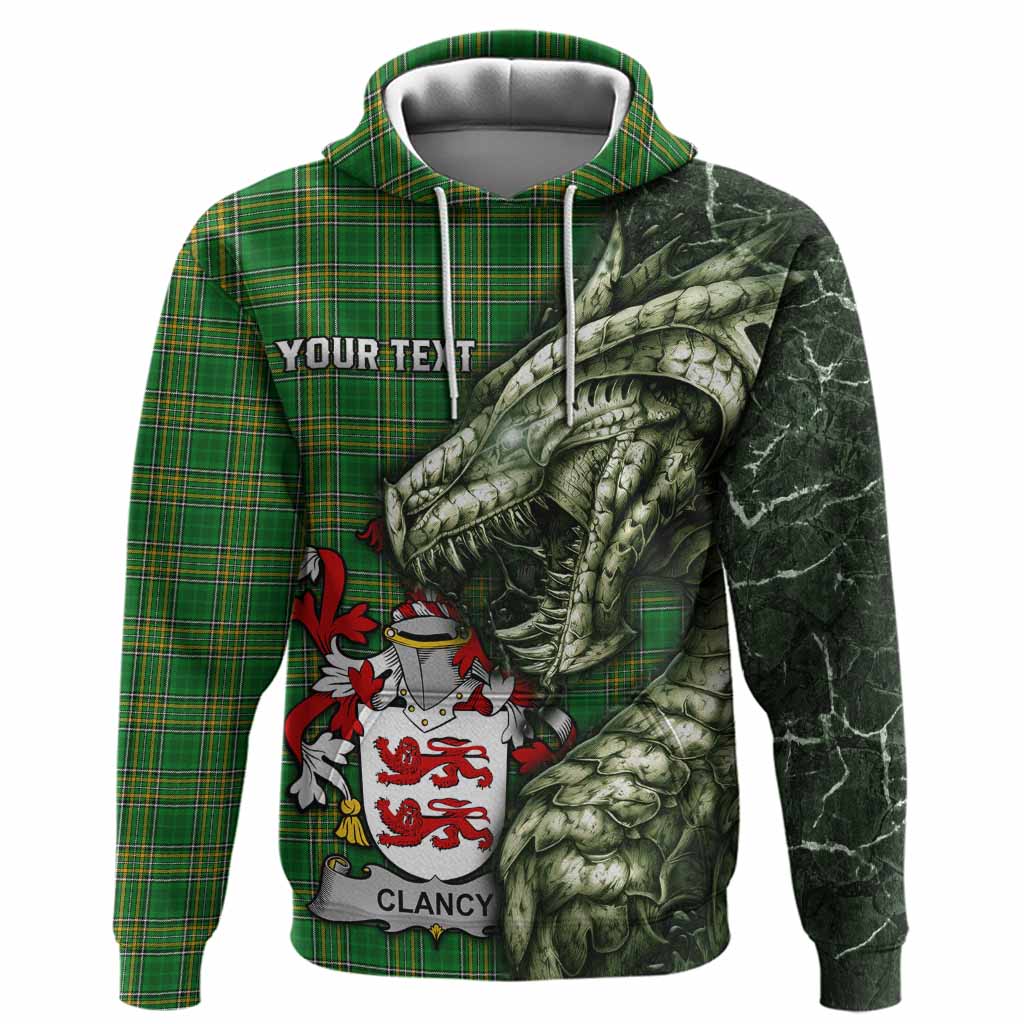 Clancy Irish Clan Hoodie Irish Roots Dragon Soul