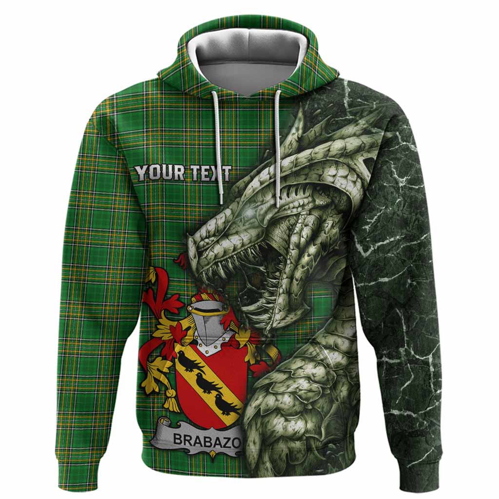 Brabazon Irish Clan Hoodie Irish Roots Dragon Soul