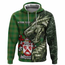 Cassidy Irish Clan Hoodie Irish Roots Dragon Soul