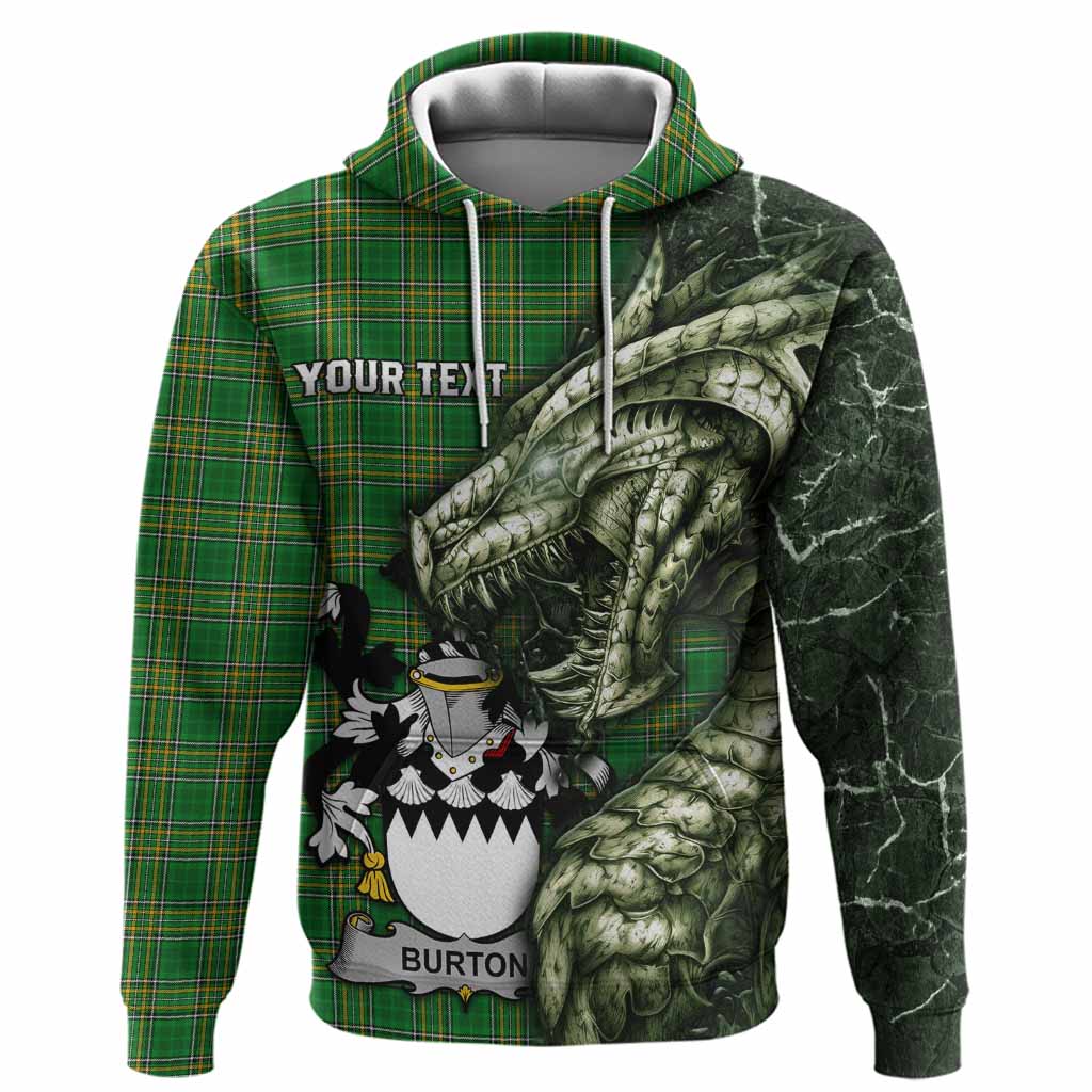 Burton Irish Clan Hoodie Irish Roots Dragon Soul