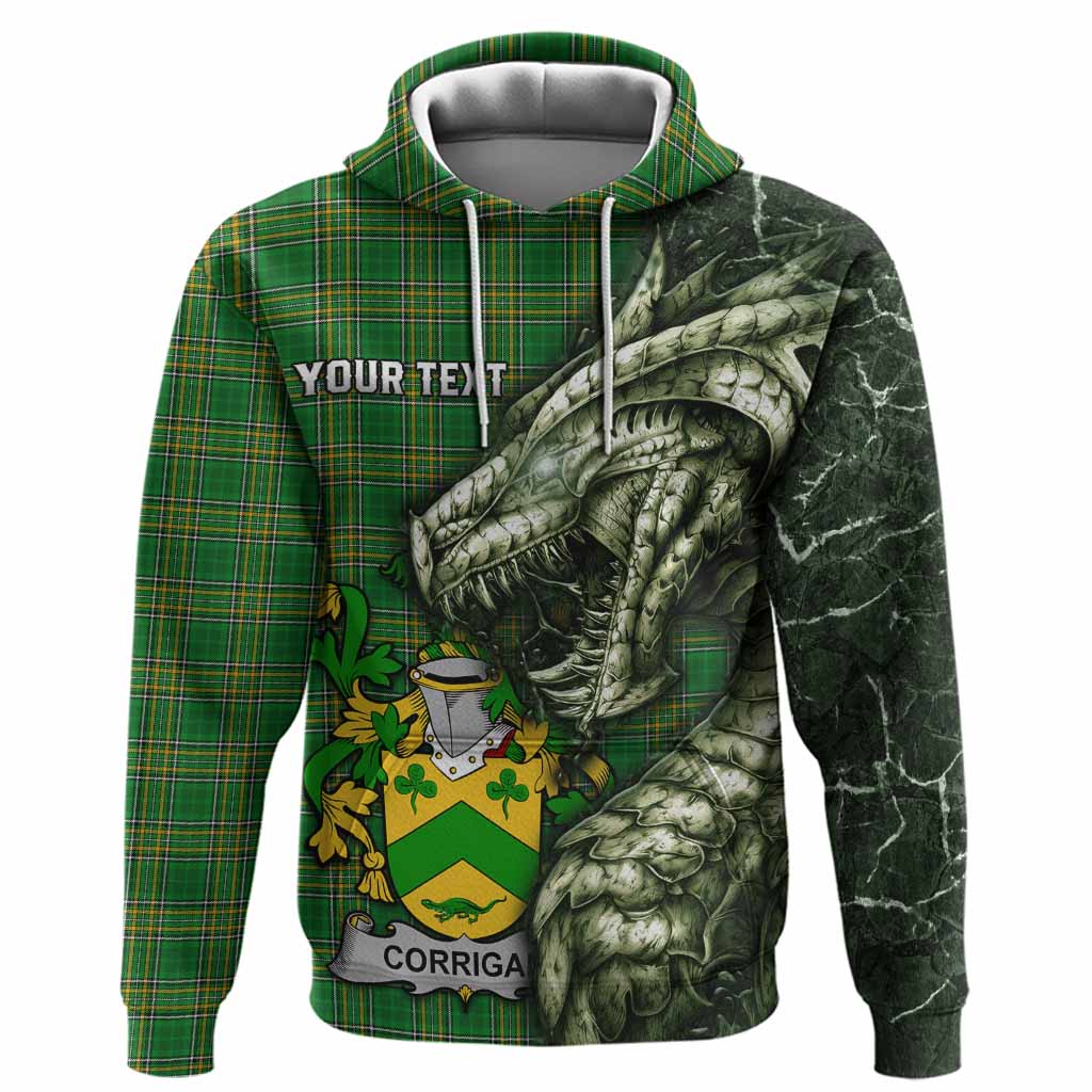 Corrigan Irish Clan Hoodie Irish Roots Dragon Soul