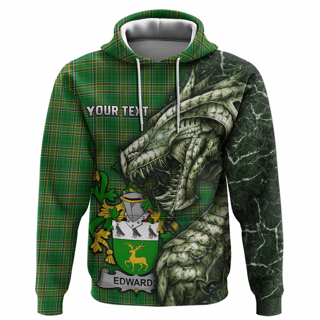 Edwards Irish Clan Hoodie Irish Roots Dragon Soul