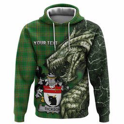 Dickson Irish Clan Hoodie Irish Roots Dragon Soul
