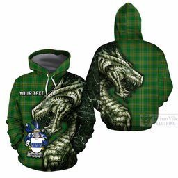 Harforth Irish Clan Cotton Hoodie Irish Roots Dragon Soul