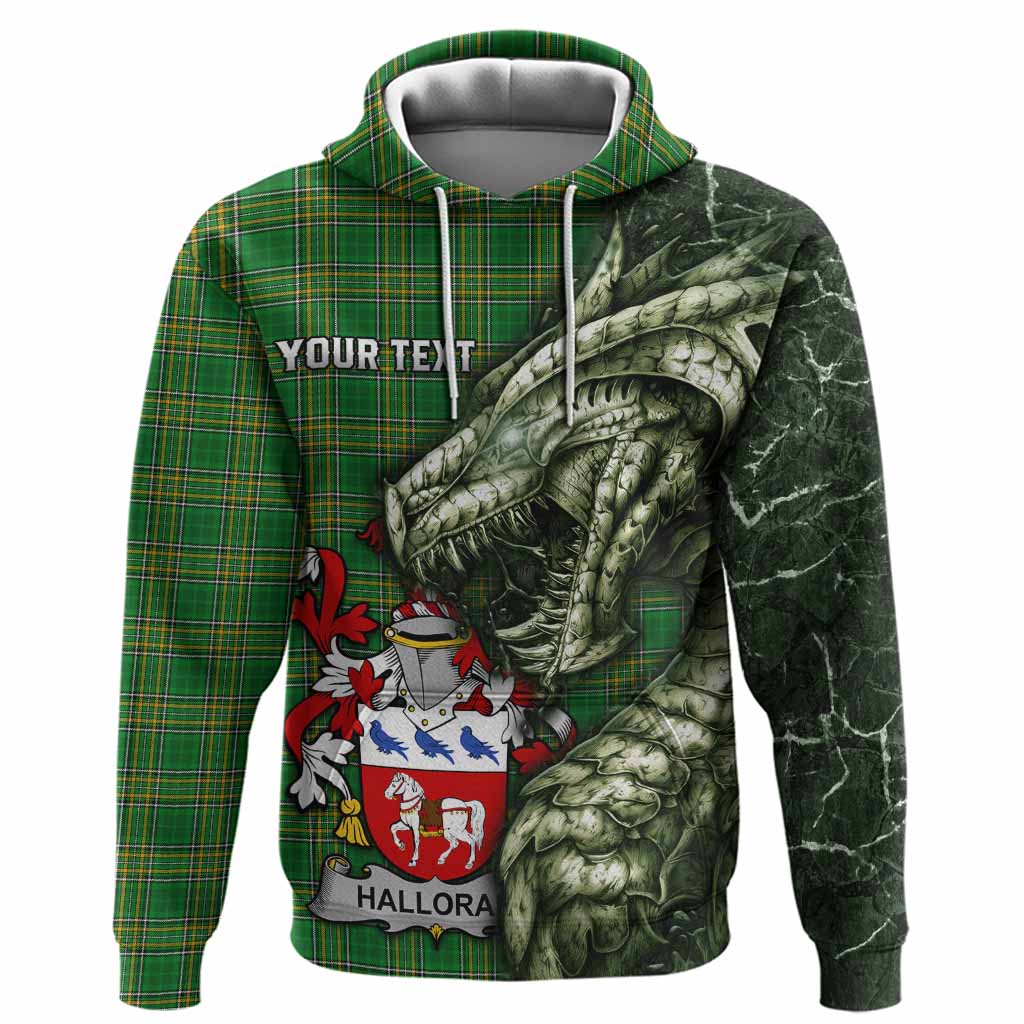 Halloran Irish Clan Hoodie Irish Roots Dragon Soul