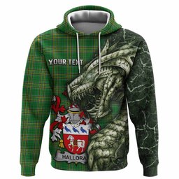 Halloran Irish Clan Hoodie Irish Roots Dragon Soul