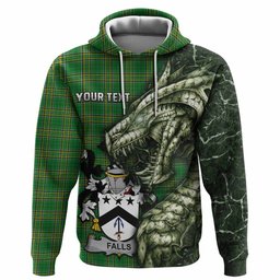 Falls Irish Clan Hoodie Irish Roots Dragon Soul