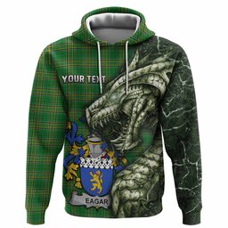 Eagar Irish Clan Hoodie Irish Roots Dragon Soul