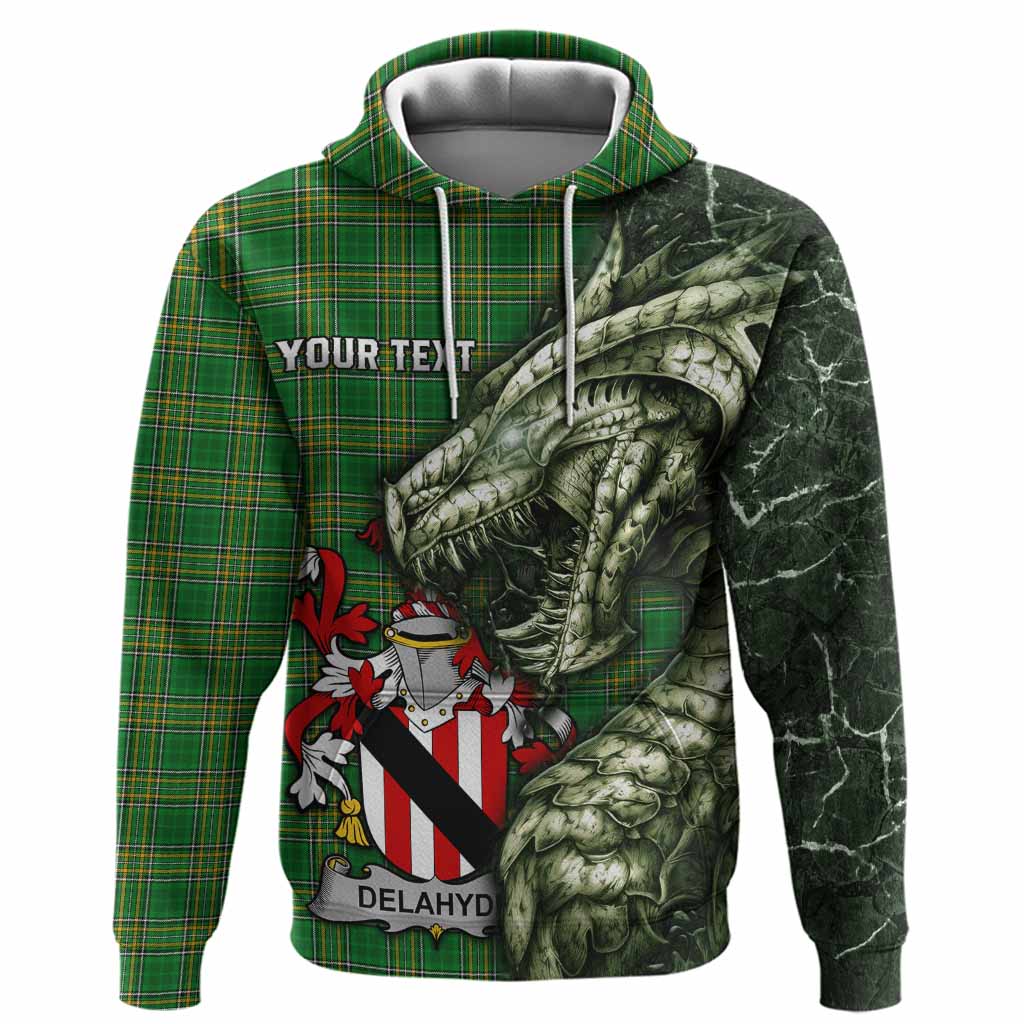 Delahyde Irish Clan Hoodie Irish Roots Dragon Soul