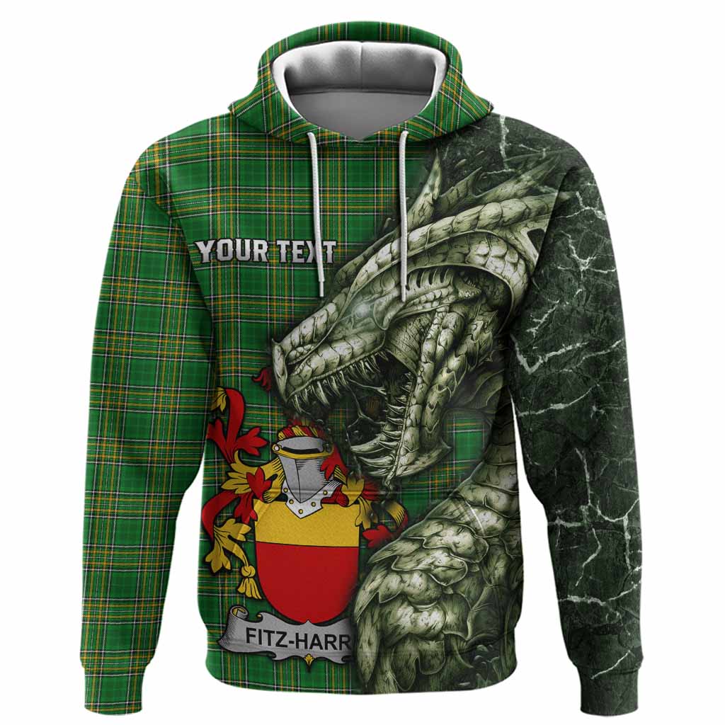 Fitz-Harris Irish Clan Hoodie Irish Roots Dragon Soul