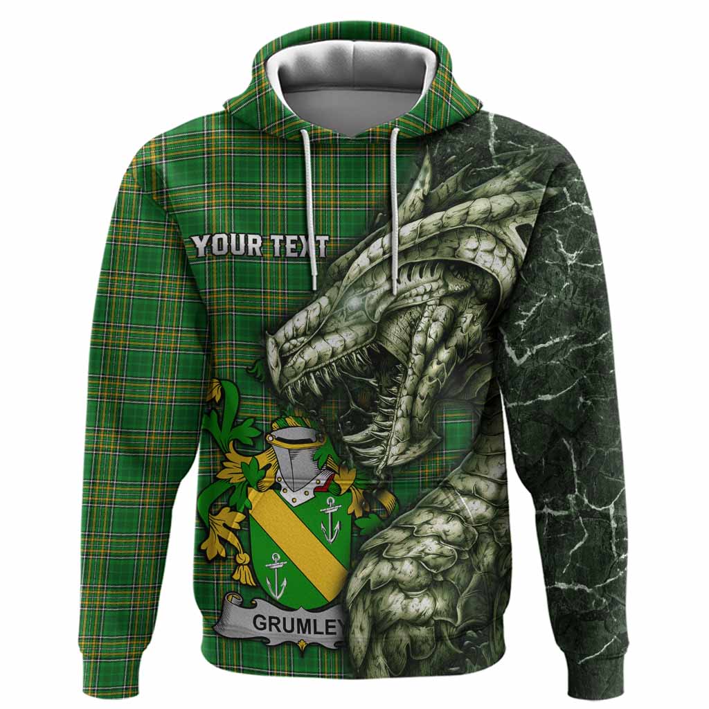 Grumley Irish Clan Hoodie Irish Roots Dragon Soul