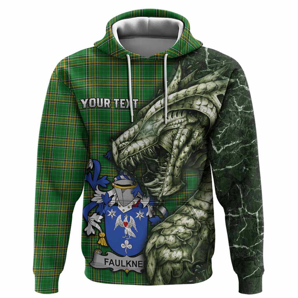 Faulkner Irish Clan Hoodie Irish Roots Dragon Soul
