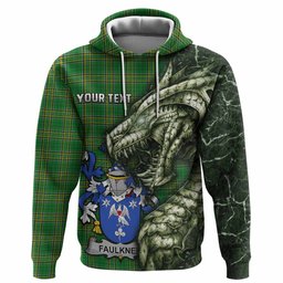 Faulkner Irish Clan Hoodie Irish Roots Dragon Soul