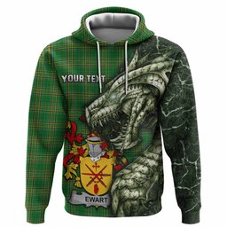 Ewart Irish Clan Hoodie Irish Roots Dragon Soul