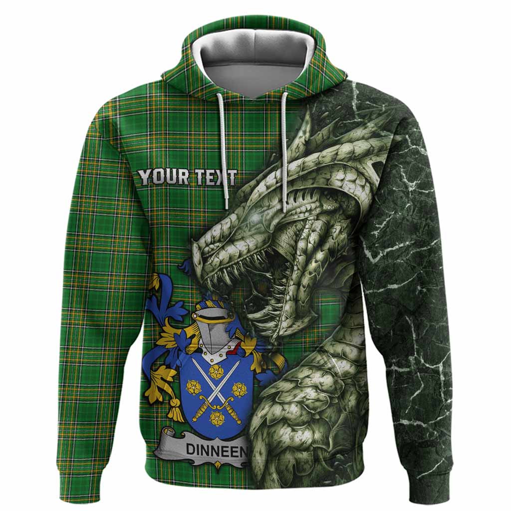 Dinneen Irish Clan Hoodie Irish Roots Dragon Soul