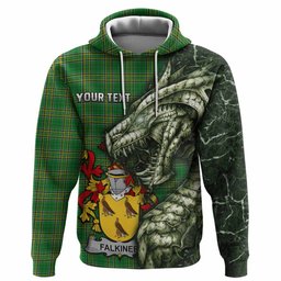 Falkiner Irish Clan Hoodie Irish Roots Dragon Soul