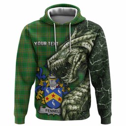 Fennell Irish Clan Hoodie Irish Roots Dragon Soul