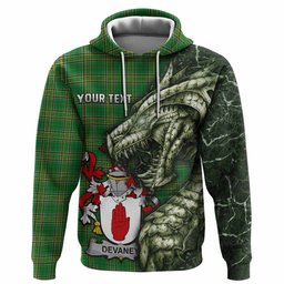 Devaney Irish Clan Hoodie Irish Roots Dragon Soul