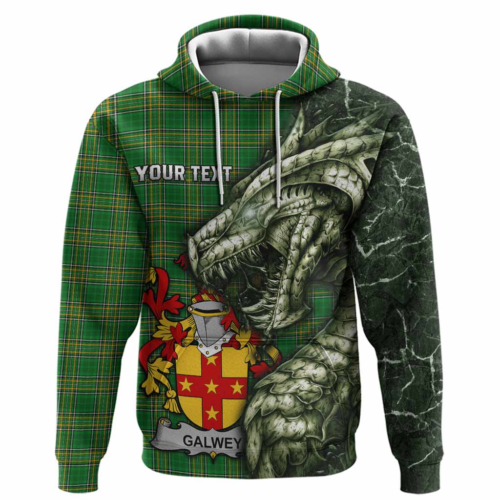Galwey Irish Clan Hoodie Irish Roots Dragon Soul