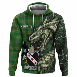 Gleeson Irish Clan Hoodie Irish Roots Dragon Soul