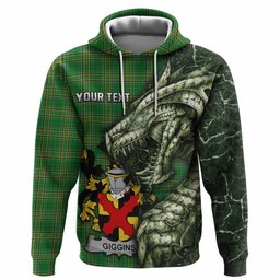 Giggins Irish Clan Hoodie Irish Roots Dragon Soul