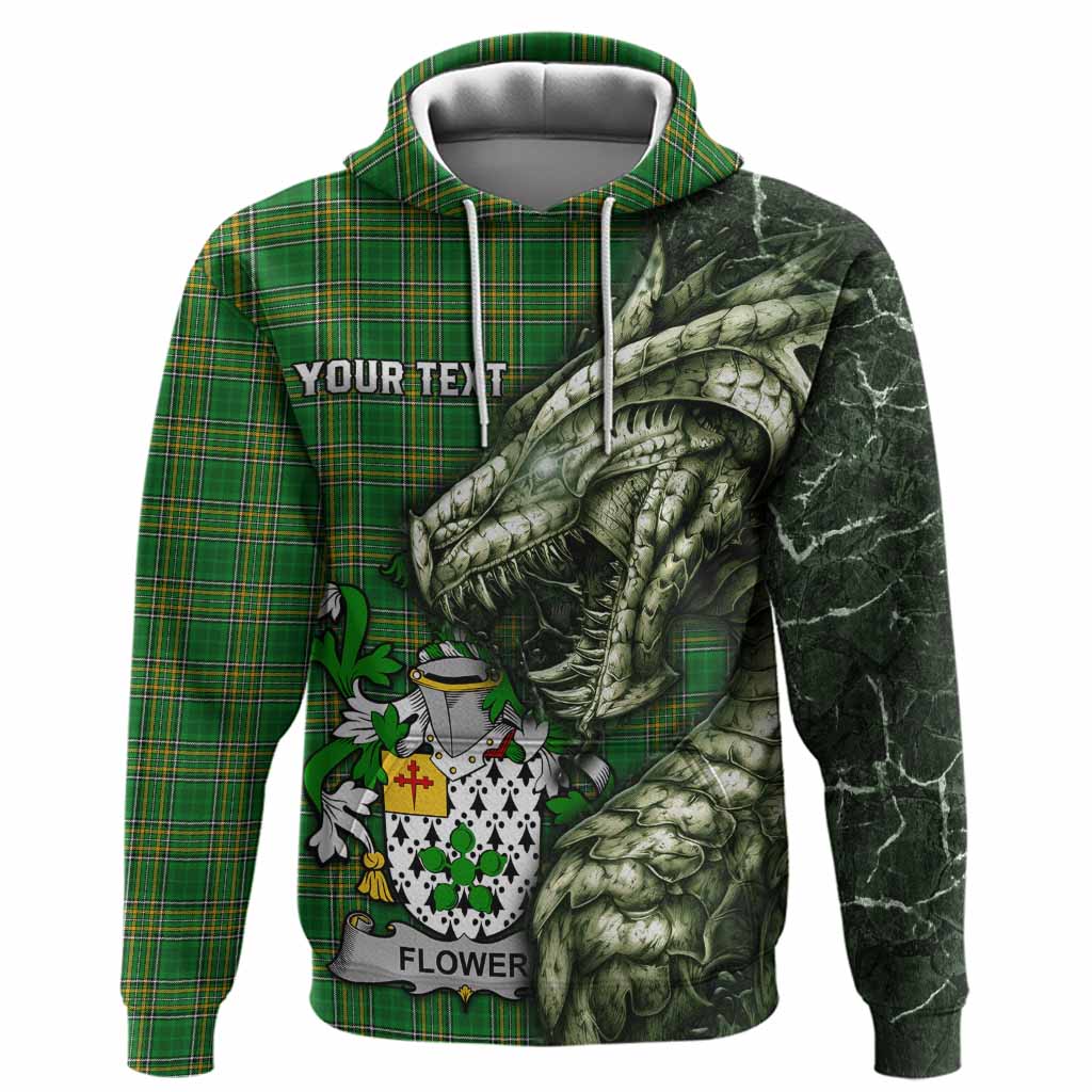 Flower Irish Clan Hoodie Irish Roots Dragon Soul