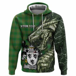 Denn Irish Clan Hoodie Irish Roots Dragon Soul