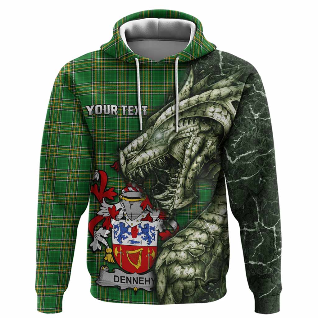 Dennehy Irish Clan Hoodie Irish Roots Dragon Soul
