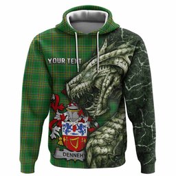 Dennehy Irish Clan Hoodie Irish Roots Dragon Soul