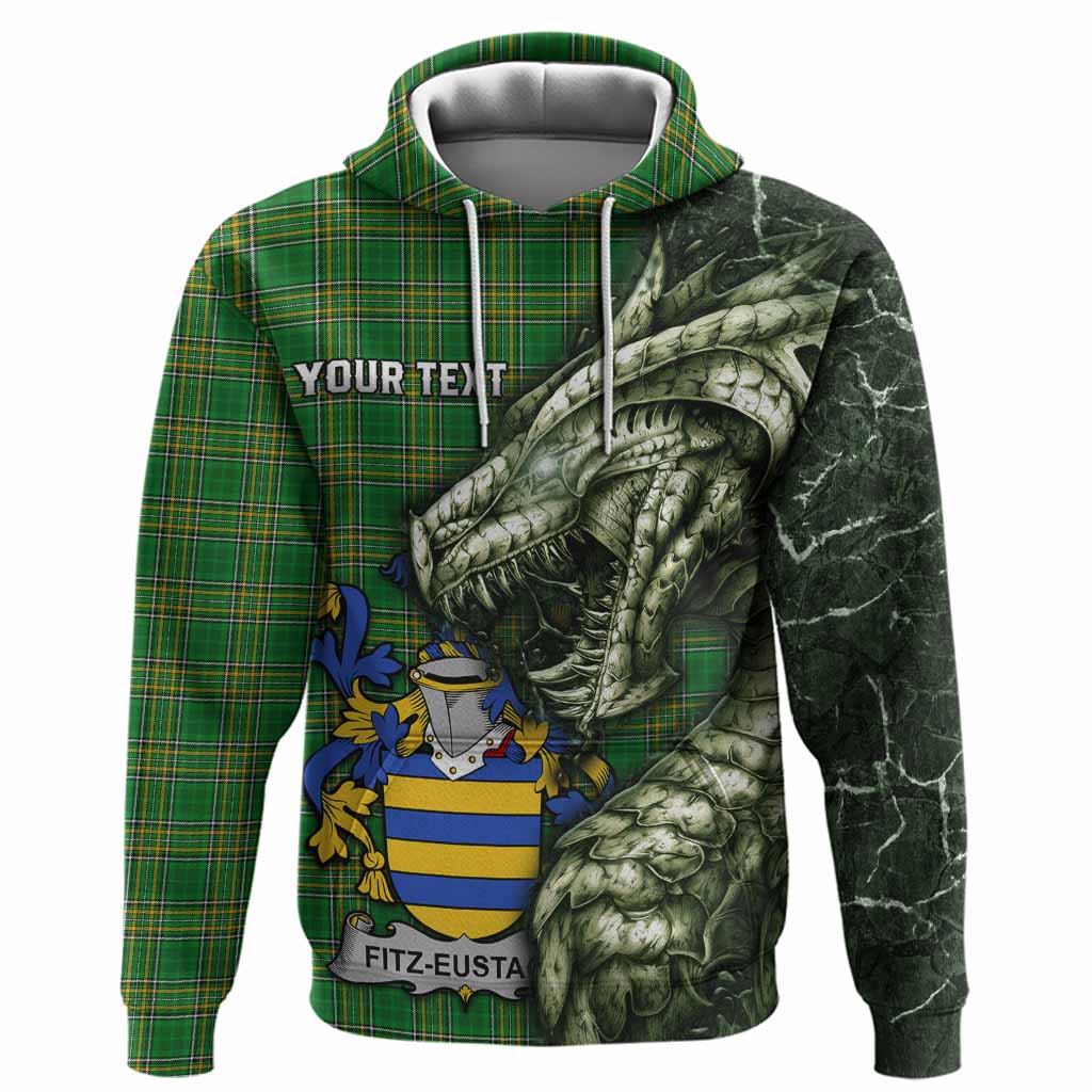 Fitz-Eustace Irish Clan Hoodie Irish Roots Dragon Soul