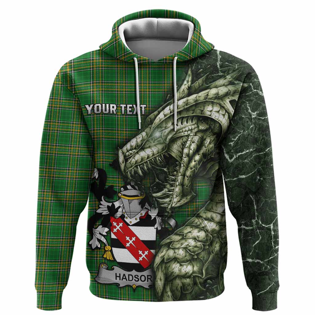 Hadsor Irish Clan Hoodie Irish Roots Dragon Soul