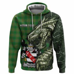 Hadsor Irish Clan Hoodie Irish Roots Dragon Soul