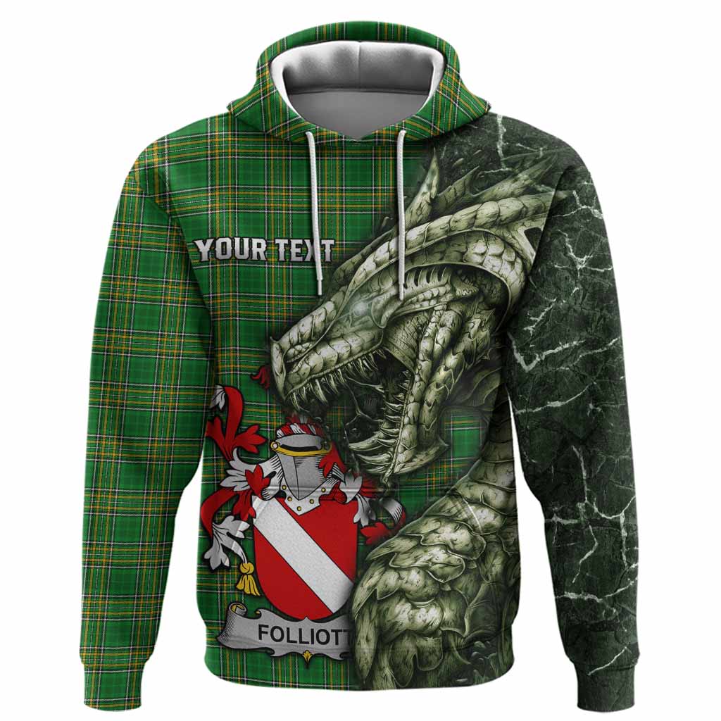 Folliott Irish Clan Hoodie Irish Roots Dragon Soul